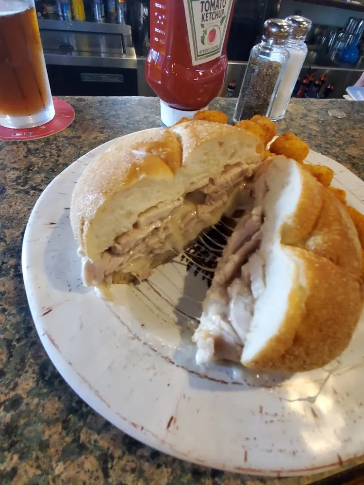 Hot Oven Baked Turkey Sandwich and Choice of Side