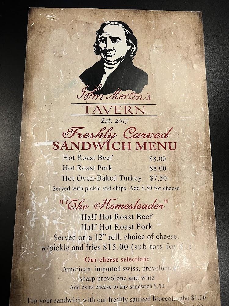John Morton's Tavern Menu image 4